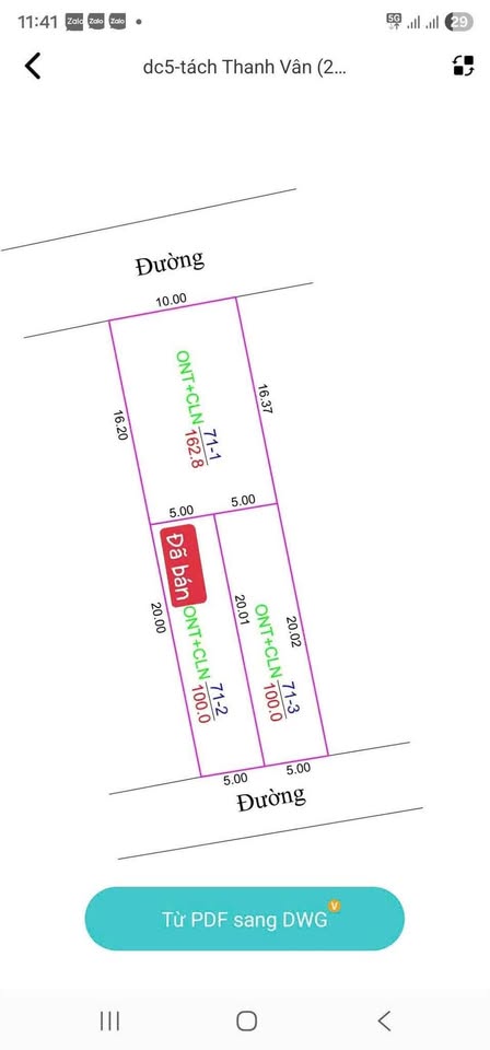 Đất F0 tại Tam Dương, Vĩnh Phúc, 100m2, mặt tiền 5m, 2 ô tô tránh nhau