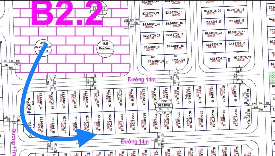 Bán gấp 2 lô biệt thự 200m2 khu đô thị Thanh Hà, vị trí đẹp