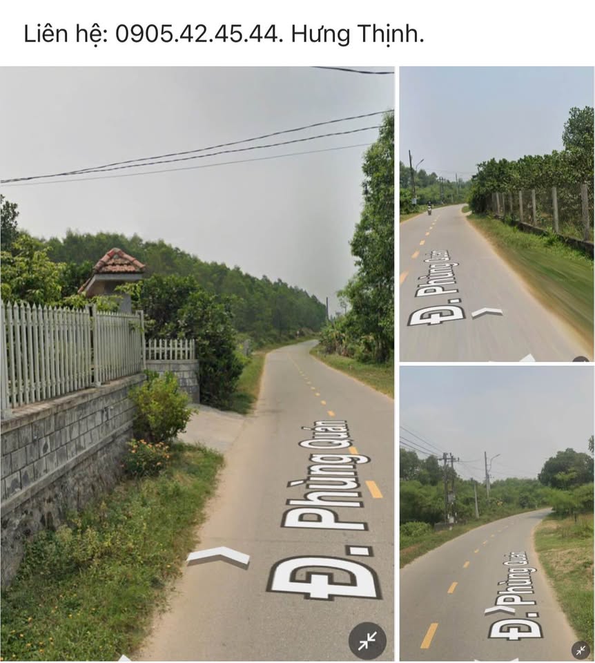 Bán 1066m2 đất mặt tiền Phùng Quán, Thủy Dương phù hợp kho xưởng