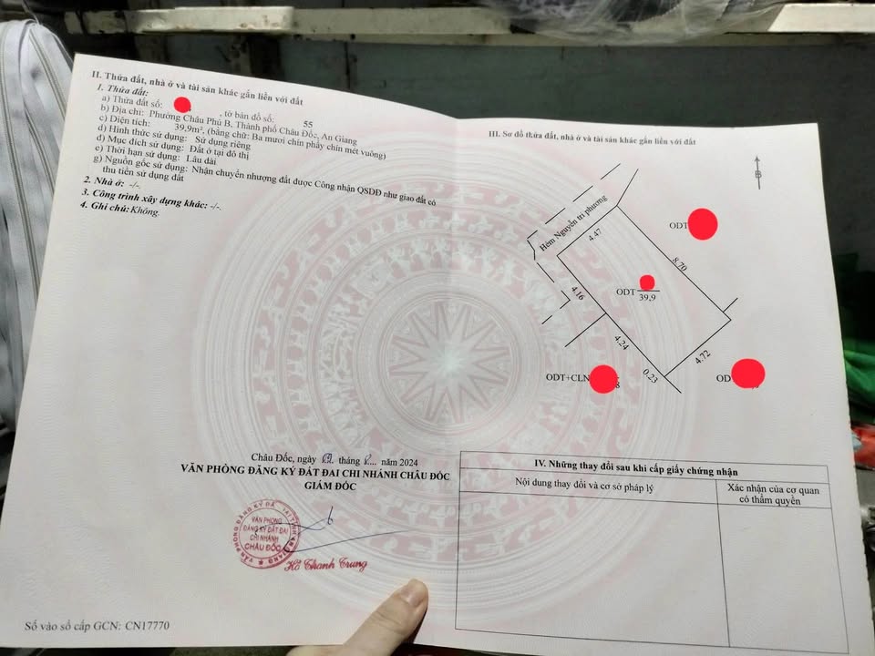 Nhà tặng kèm nền, giá hời như cho ở Châu Đốc