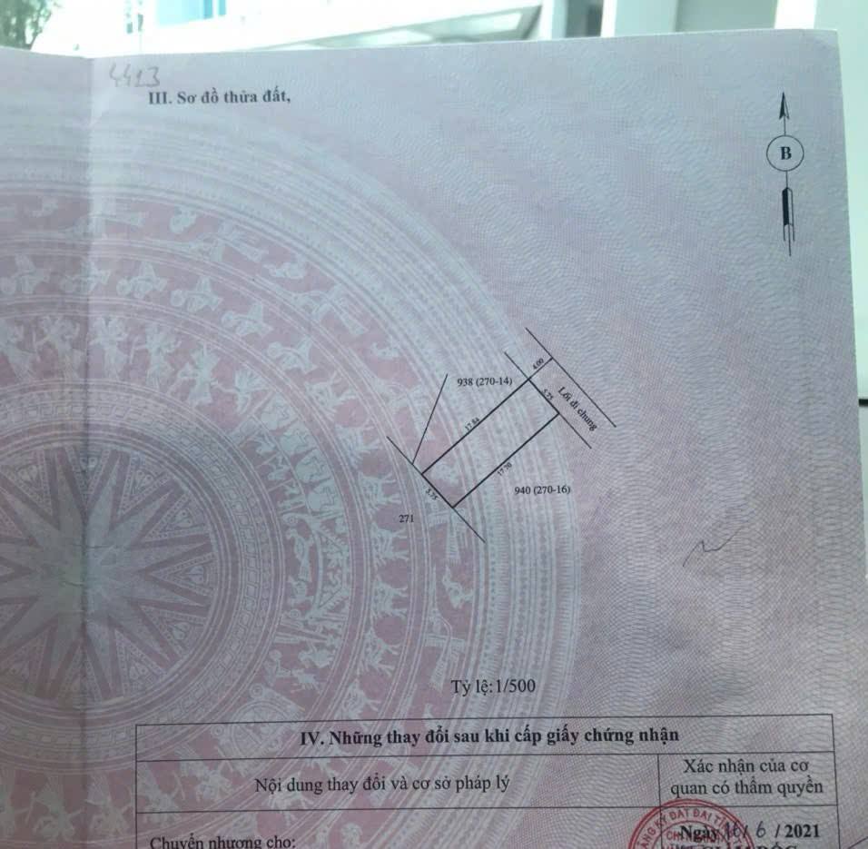 Bán đất 102,2m2 kiệt 4A Hoài Thanh, Thủy Xuân, Huế, vị trí cao ráo, khí hậu mát mẻ