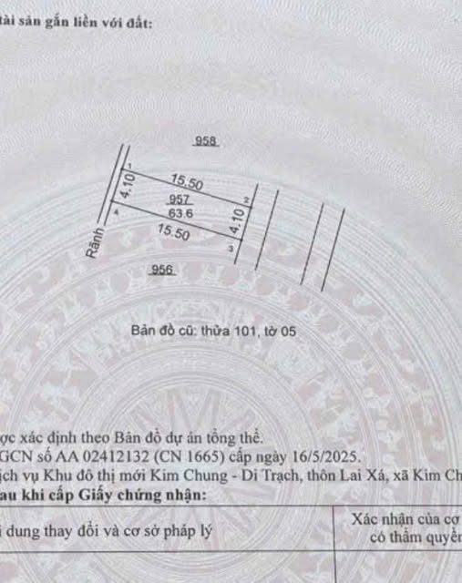 Đất dịch vụ Thăng Long 9 - Mảnh ghép đầu tư "mát tay" tại Hoài Đức