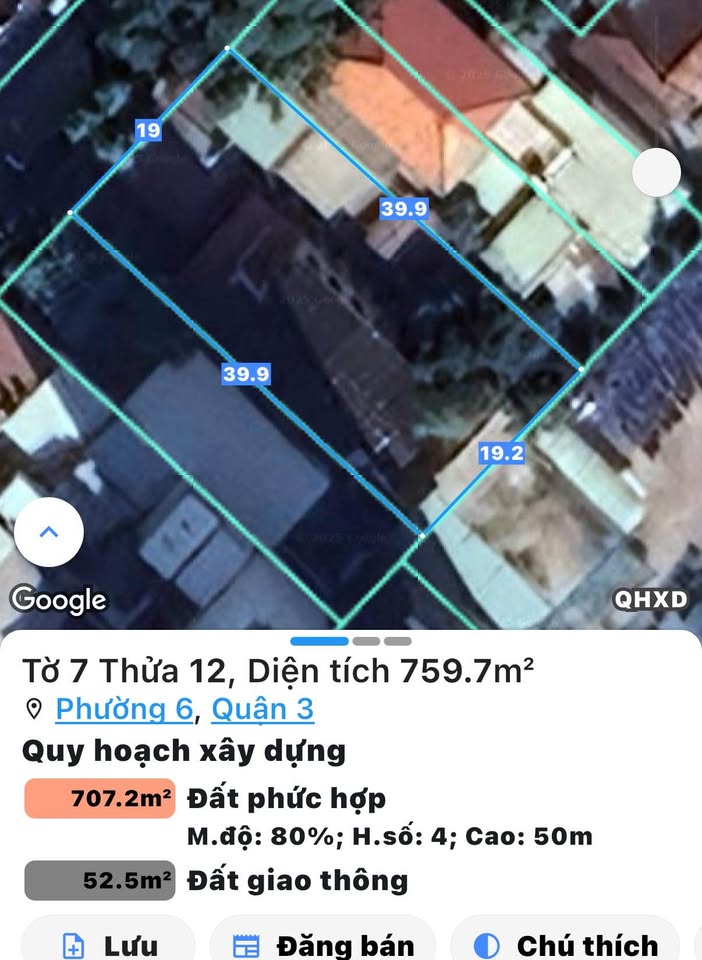 Đất vàng Điện Biên Phủ, quận 3, xây cao tầng thoải mái, sẵn sàng giao dịch