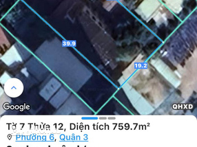 Đất vàng Điện Biên Phủ, quận 3, xây cao tầng thoải mái, sẵn sàng giao dịch