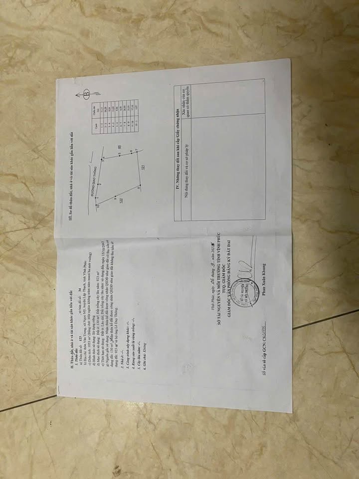 Cơ hội sở hữu lô đất vuông vắn, phong thủy đẹp tại Vân Trung – Ngọc Mỹ – Lập Thạch