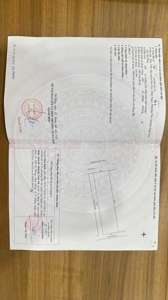 Đất 2 mặt tiền nở hậu tại Hòa Vang, diện tích khủng, giá hời