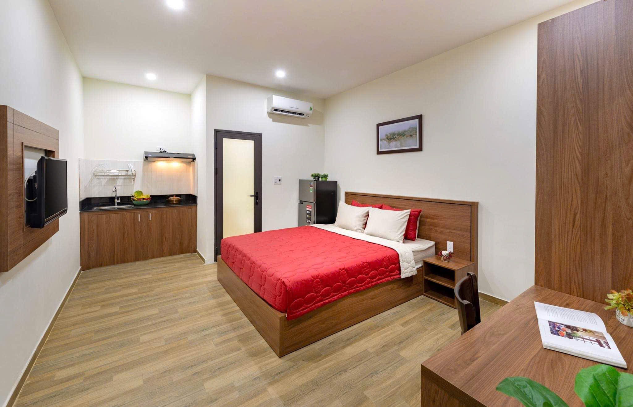 Cho thuê phòng full nội thất trung tâm Hải Châu, gần chợ, trường đại học