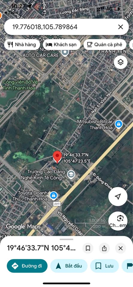 Cơ hội sở hữu ngay lô đất vuông vắn 100m2 tại Quảng Thành, Thanh Hóa