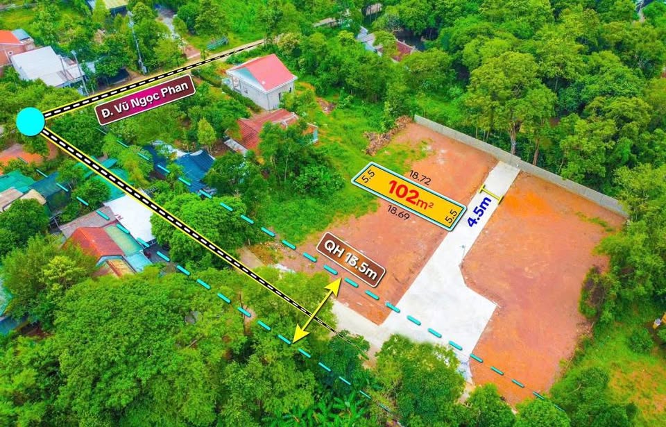 Đất vườn Thủy Xuân, kiệt 25 Vũ Ngọc Phan, giá chỉ 1,59 tỷ