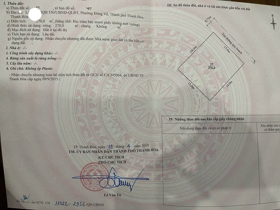 Biệt thự "siêu hiếm" 270m2 mặt tiền 15m, gần hồ, giá "hời" cho nhà đầu tư