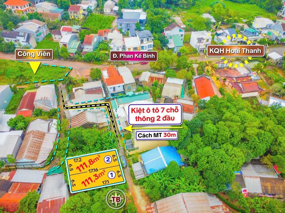 Nhanh tay sở hữu ngay 2 lô liền kề cực đẹp tại kiệt Phan Kế Bính, thông sang cả Hoài Thanh