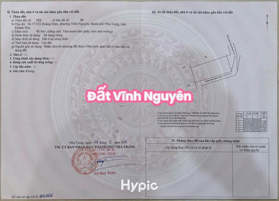 Đất vàng ven biển Nha Trang - 500m ra biển, kinh doanh bao đỉnh