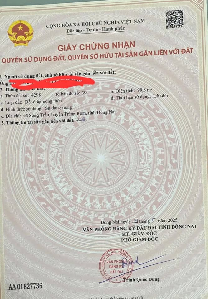 Đất vàng Sông Trầu - Nơi an cư lập nghiệp lý tưởng