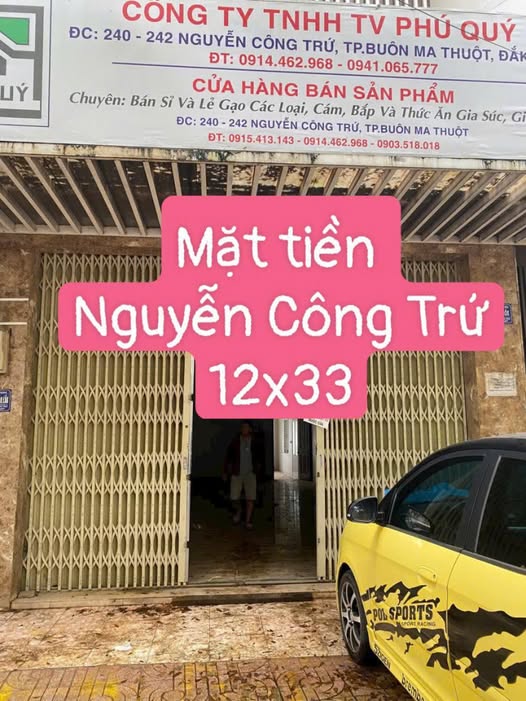 Bán đất mặt tiền đường Nguyễn Công Trứ, trung tâm Buôn Ma Thuột, Đắk Lắk