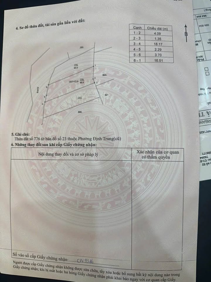 Lô đất vàng Gẩy Định Trung - Nơi an cư lý tưởng