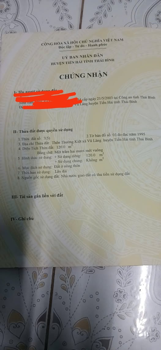 Tìm đâu ra mảnh đất mặt đường Đá, Vũ Lăng, Tiền Hải mà lại ngon thế này