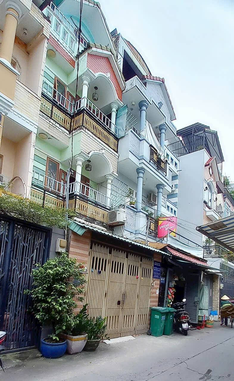Nhà 4 tầng, 8 ngủ, m ặt tiền hẻm thông 84m2, Quận 7, nhỉnh 9 tỷ