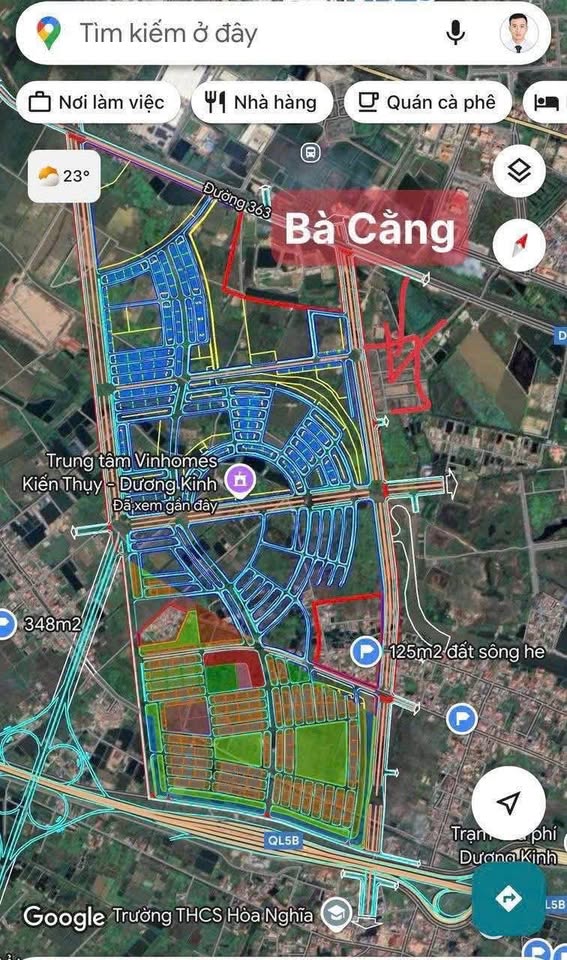 Cần bán một lô đất gốc dân độc nhất vô nhị tại khu vực Bà Cằng, sát Vinhome Imperia