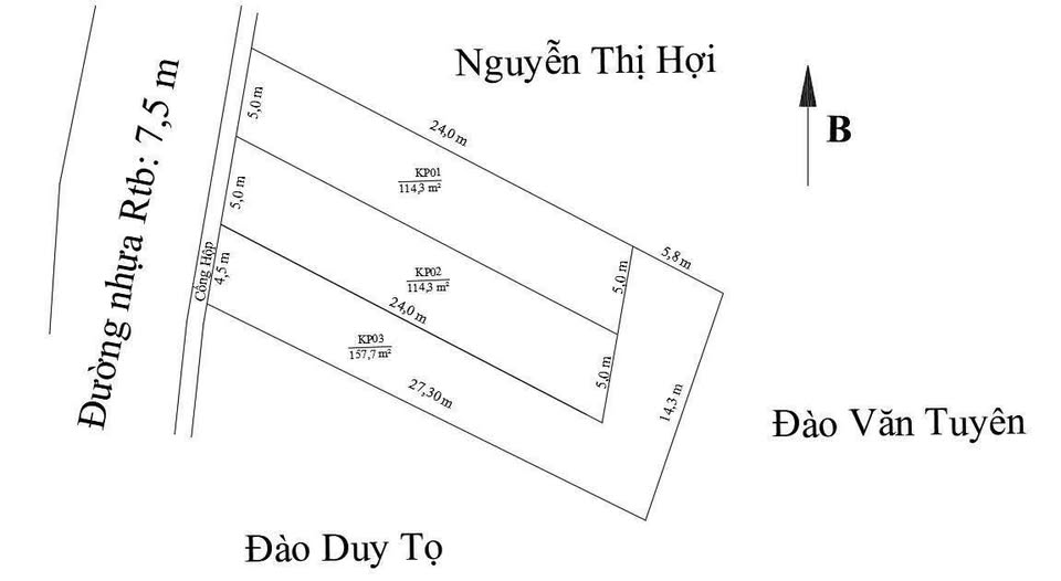 Bán 3 lô đất F0 đẹp, mặt đường liên xã, tiềm năng tăng giá cao tại An Lão, Hải Phòng
