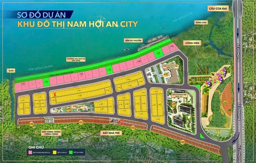 Nam Hội An City - Đất vàng bên bến du thuyền, khai mở tiềm năng nghỉ dưỡng