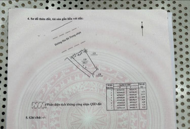 Cơ hội vàng - Mặt tiền Hai Bà Trưng, Quảng Ngãi - Giá sập sàn, chỉ 5.5 tỷ