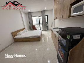 Căn hộ Studio full nội thất, ban công thoáng sáng ngõ 43 Trung Kính