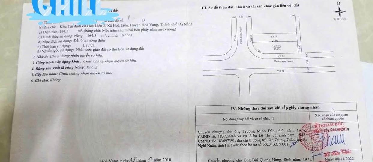 Bán lô góc TĐC Hòa Liên 2, diện tích 164m2, gần biển, khu công nghệ cao