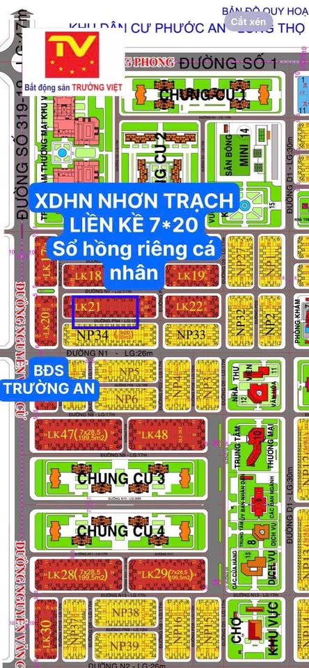Siêu phẩm đất nền dự án HUD tại Nhơn Trạch, Đồng Nai
