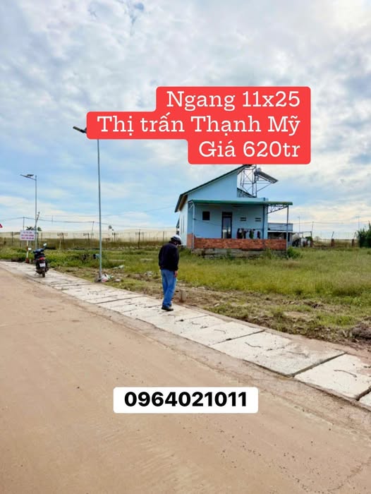 Bán mảnh đất diện tích 11.7x25m tại Thạnh Mỹ, Đơn Dương, sổ đỏ sẵn, bao phí sang tên, chỉ 620 triệu