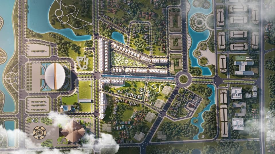 Bán biệt thự mặt đường Trần Huy Liệu, Bắc Giang, 150m2