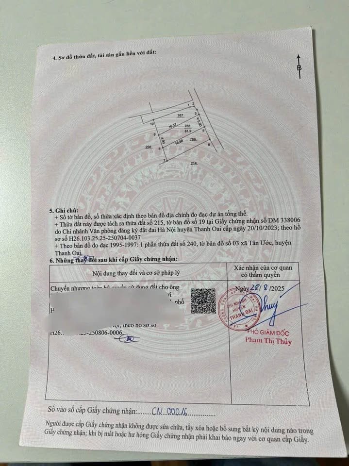 Bán đất 80m2 ô tô vào đất, gần chợ, Tỉnh lộ và Cen Co 5, Hà Nội