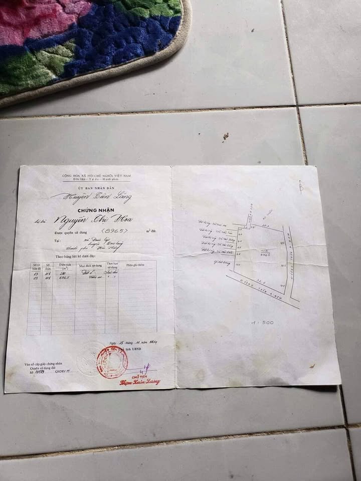 Bán đất 900m2 giáp chợ Đầm, Tiên Lãng, Hải Phòng, 2 mặt tiền