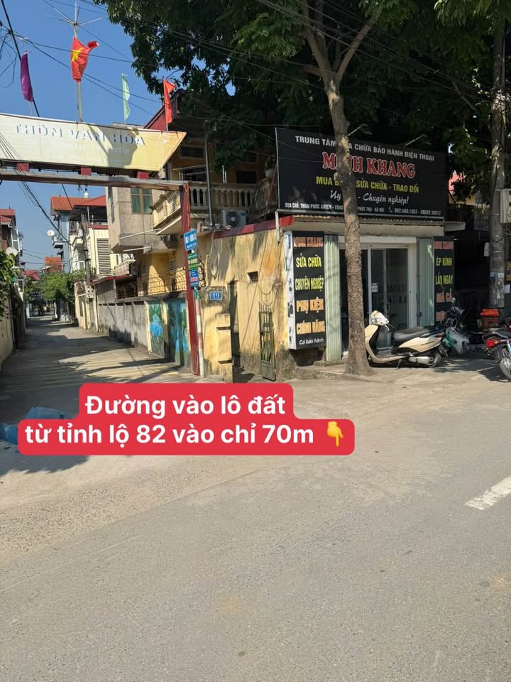 Đất vàng Võng Xuyên Cũ, Phúc Thọ, mặt tiền rộng, kinh doanh vô đối, đầu tư sinh lời