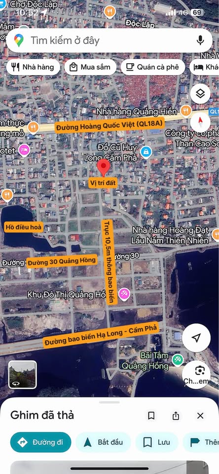 Lô góc song song biển Cẩm Phả, 87m2 hai mặt tiền, chỉ nhỉnh 1,5 tỷ