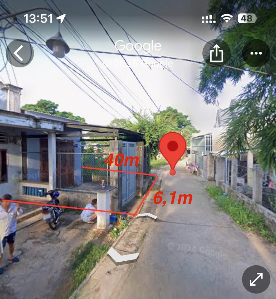 Đất 6m x 40m, 40m2 thổ cư, tặng nhà cấp 4, ngay trung tâm Ngãi Giao, giá chỉ 1.5 tỷ