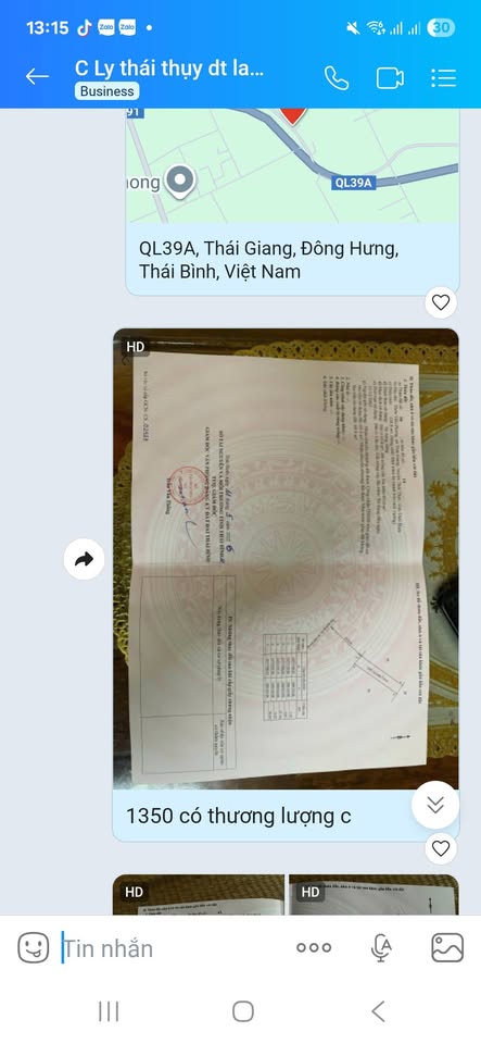 Siêu phẩm đất nền mặt tiền Quốc lộ 39B, tỉnh Thái Bình, diện tích lên đến 135m²