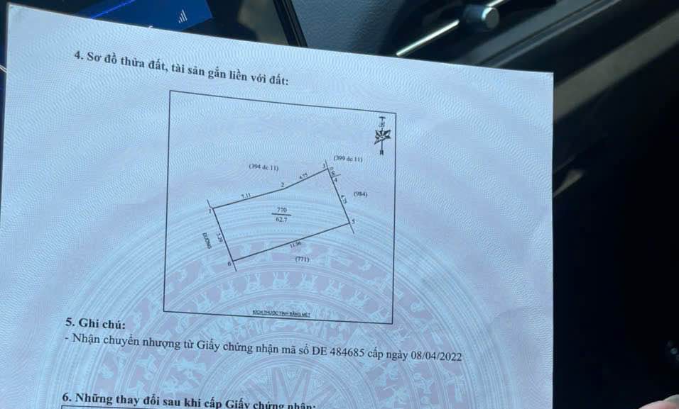 Đất Nghi Kim 62,7m2 hướng Tây Nam, đường thông thoáng, giá nhỉnh 1,5 tỷ