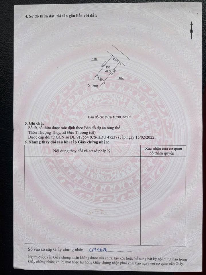 Bán đất Thượng Thụy, Hoài Đức, 47,3m2, ô tô đỗ cửa, giá 6 tỷ