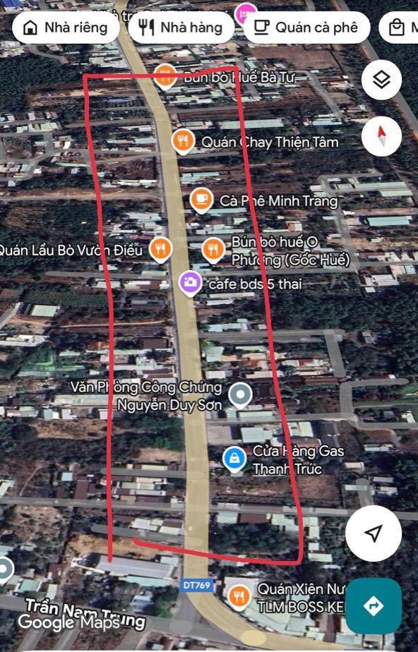 Mặt tiền Trần Văn Trà, Nhơn Trạch - đất đẹp kinh doanh, gần 1000m2