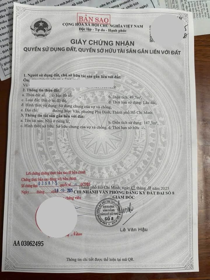 Nhà 4,9m x 8,5m nở hậu 5,3m, 4 phòng ngủ, hẻm 4m, Phường 13 Quận 8, sẵn sàng đón tết