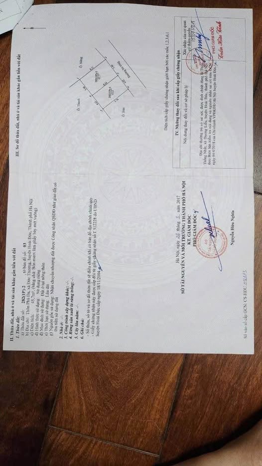 Đất thổ cư vị trí đẹp, gần Quốc lộ 32, Hoài Đức, Hà Nội