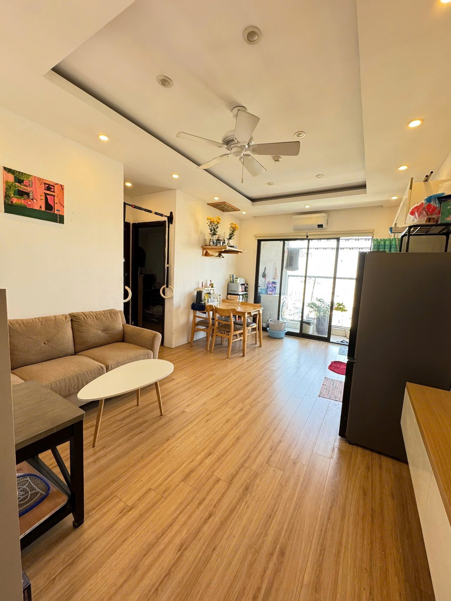 Căn hộ sở hữu diện tích thông thủy 51m², thiết kế 2 phòng ngủ và 1 nhà vệ sinh bố trí cực kỳ thông minh