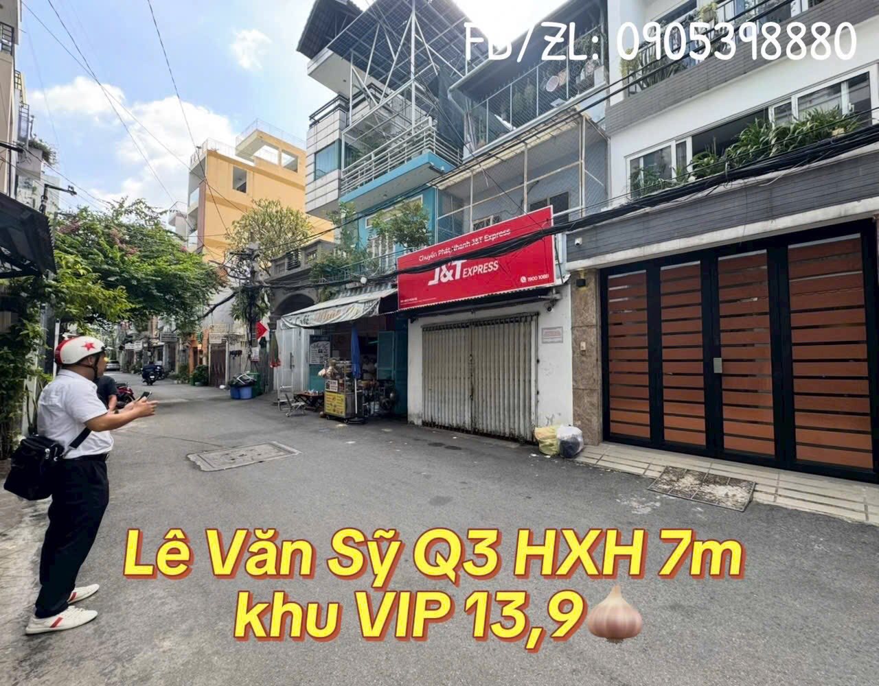 Nhà căn góc tọa lạc tại vị trí đắc địa trung tâm Quận 3, trên đường Lê Văn Sỹ - Trần Quốc Thảo