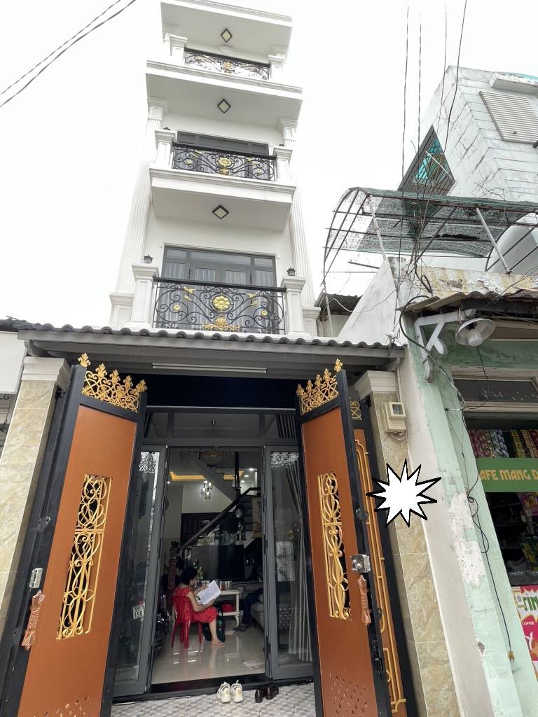 Nhà 4x13m, 5 tầng, 4 ngut, hẻm xe tải, 7 tỷ chốt, Gò Vấp