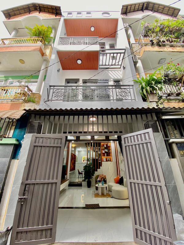 Bán nhà 1 trệt 3 lầu, 52m2, hẻm xe tải, khu Thới An, Quận 12