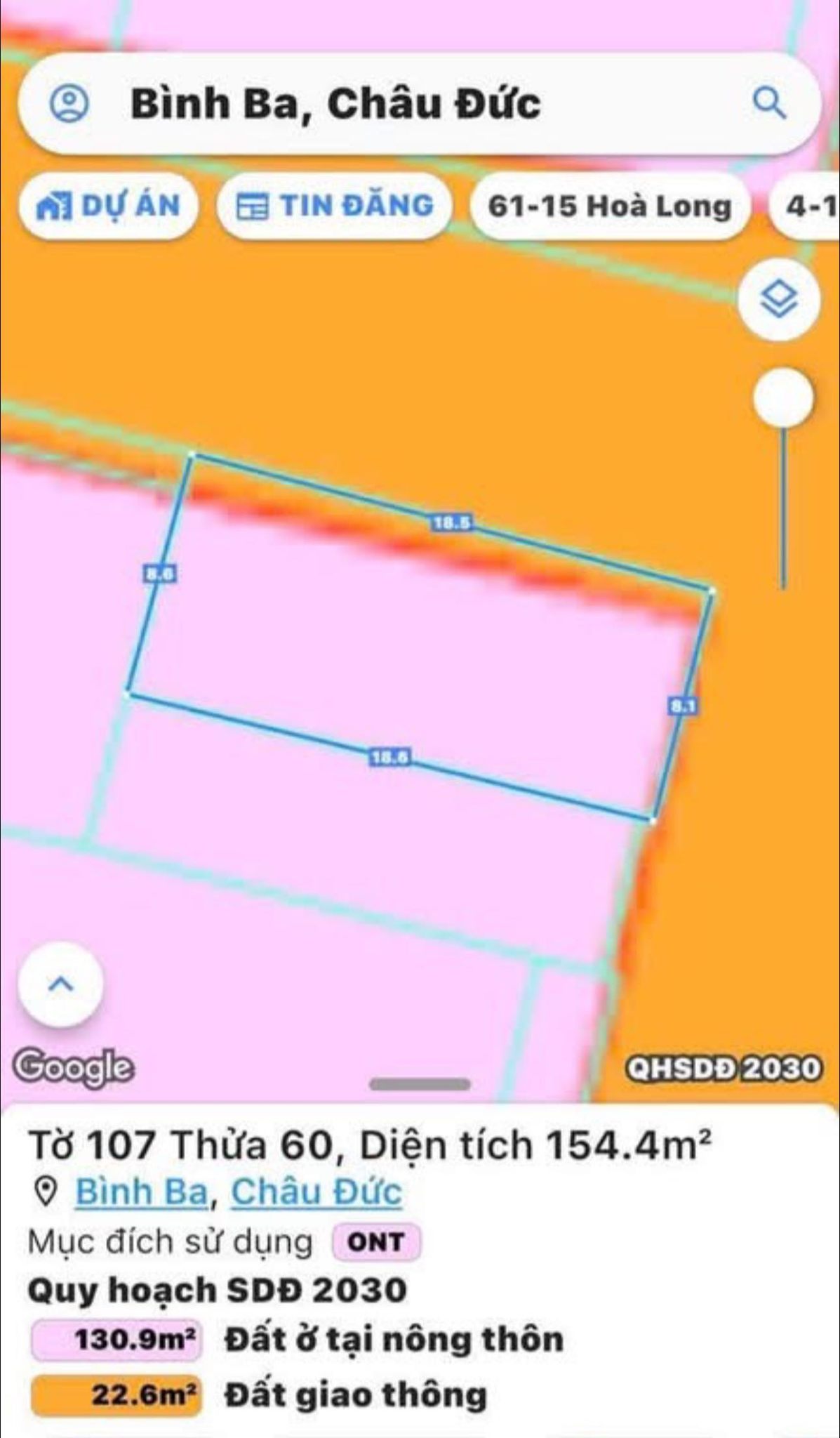 Nhà 2 mặt tiền đường nhựa Bình Ba - Kinh doanh phát tài, an cư lạc nghiệp