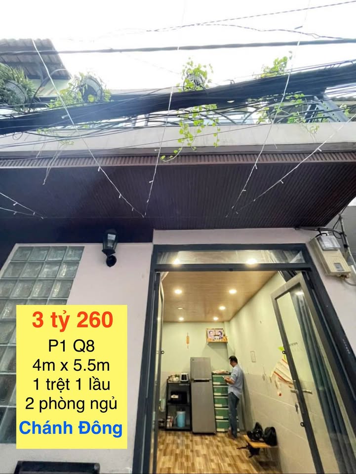 Nhà xinh Dương Bá Trạc, giá 3.26 tỷ, sổ hồng riêng