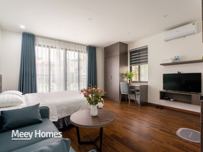 Chill hết nấc với căn hộ studio Trung Kính full đồ, giá siêu yêu