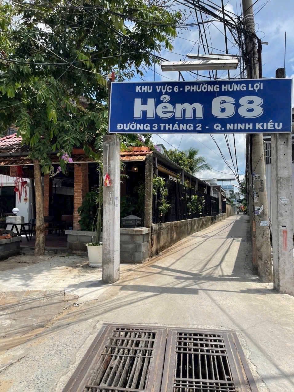 Nền đất vàng hẻm 68, lộ 4m, hướng Tây Nam - Trung tâm Cần Thơ