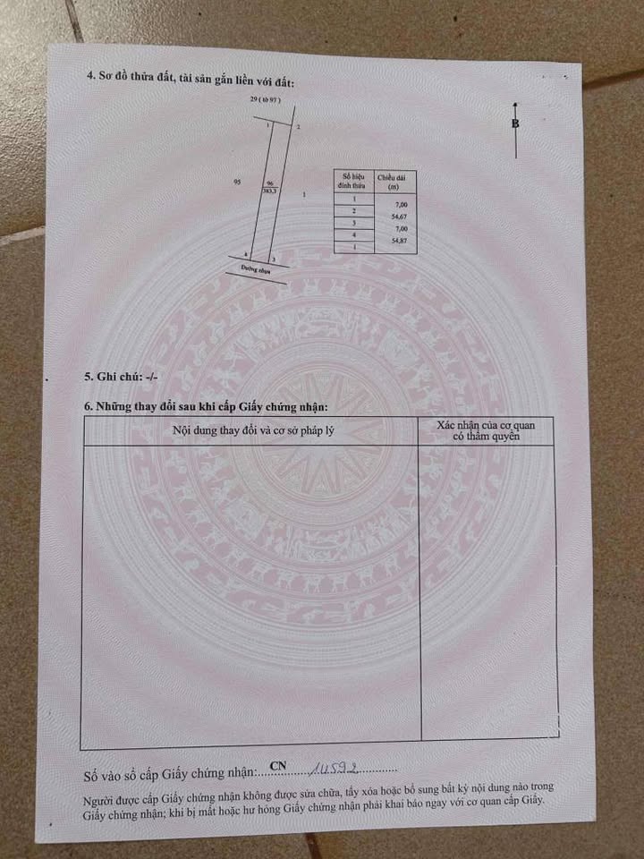 Bán đất nền sổ đỏ thổ cư tại xã Bình Giã, thành phố Hồ Chí Minh, gần chợ, đường nhựa 6m